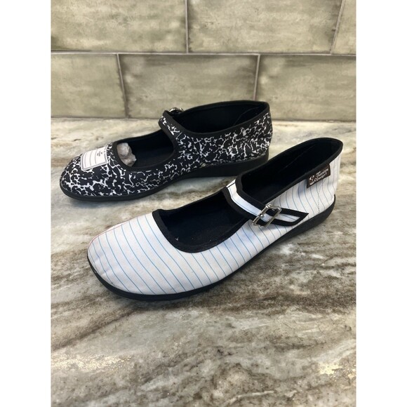 Chocolaticas Hot Chocolate Design School Notebook Mary Jane Flat Size 38 US 7.5 - Picture 3 of 9